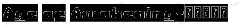 Age of Awakening字体转换